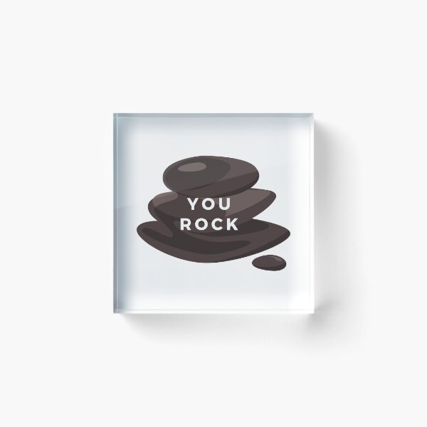 Item preview, You Rock if You Rock Balancing Yoga Zen designed and sold by BampiQ.