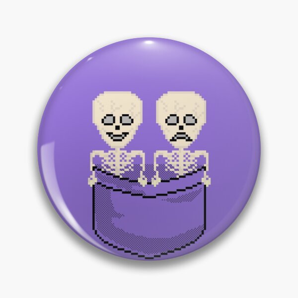 Item preview, Pixel Pocket Comedy and Tragedy Skeletons designed and sold by gkillerb.