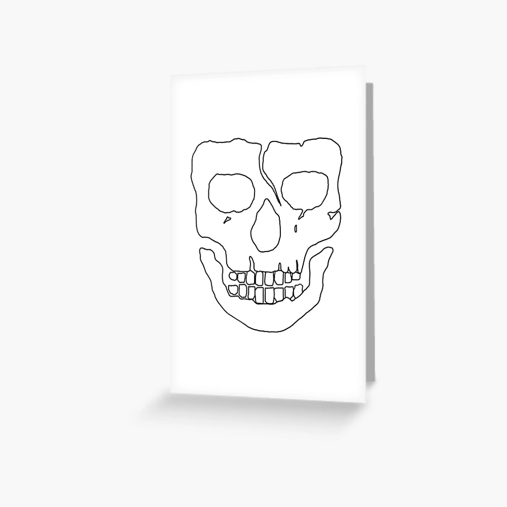 cod ghost icon Greeting Card for Sale by Drayziken