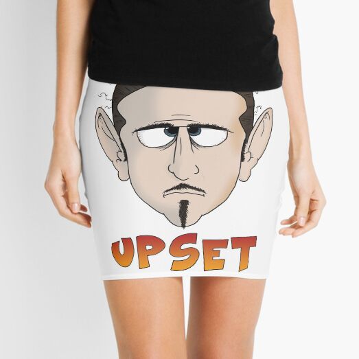 Upset emotion face Mini Skirt
