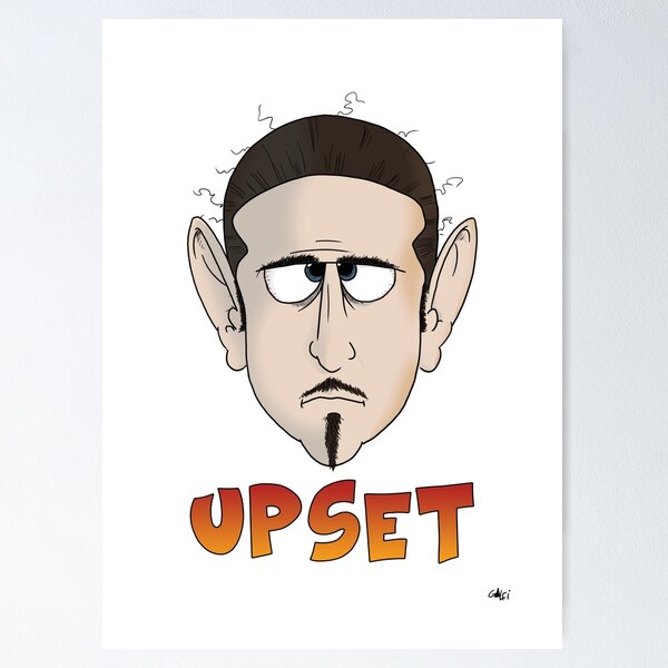 Item preview, Upset emotion face designed and sold by Galfi.
