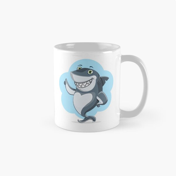 Item preview, hearts and smiles shark animal character cute ocean designed and sold by wabeen.