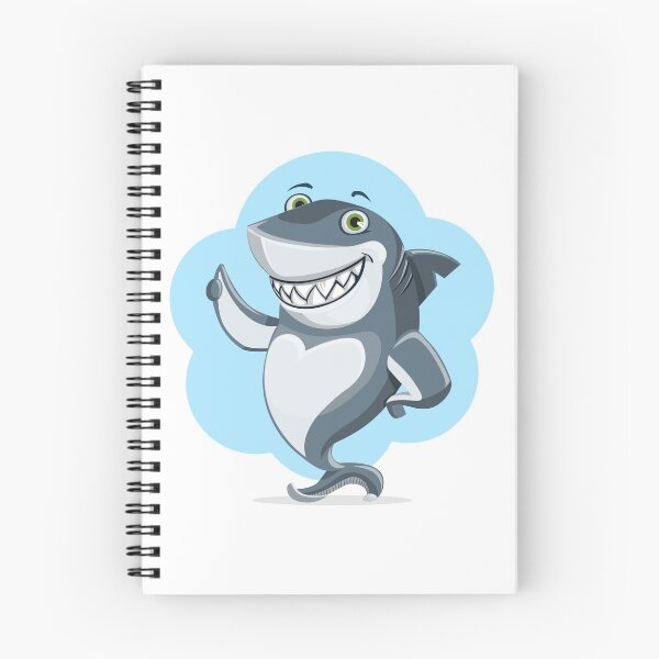Item preview, hearts and smiles shark animal character cute ocean designed and sold by wabeen.