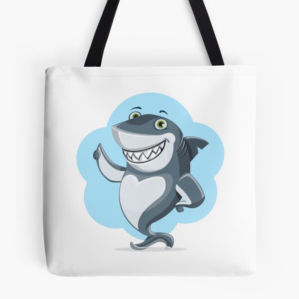 Item preview, hearts and smiles shark animal character cute ocean designed and sold by wabeen.
