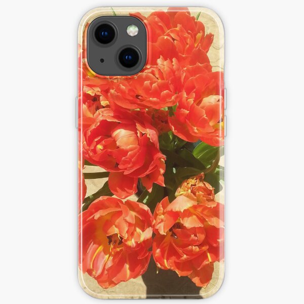 Red Tulips iPhone Soft Case