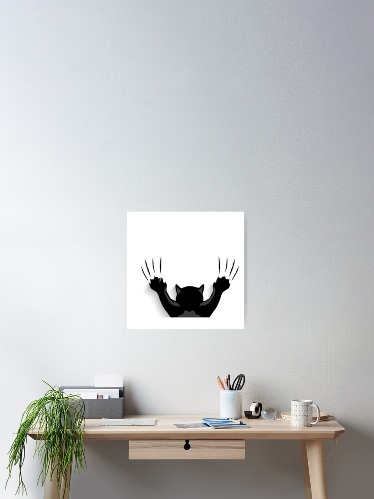 Thumbnail 2 of 3, Poster, cat designed and sold by AgdedeDesign.