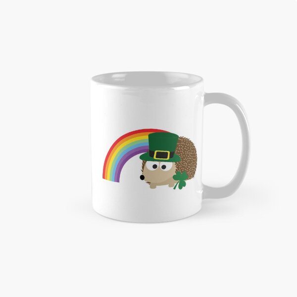 Item preview, Hedgehog Leprechaun y Rainbow designed and sold by Hedgie Designs.
