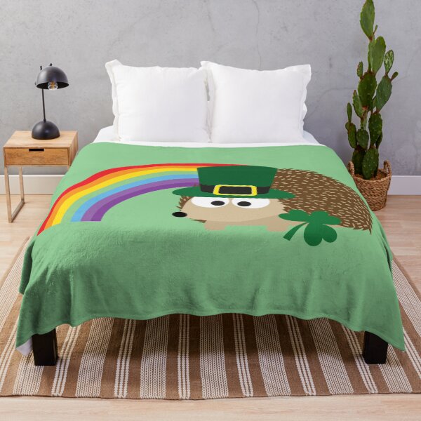 Item preview, Hedgehog Leprechaun and Rainbow designed and sold by Hedgie Designs.