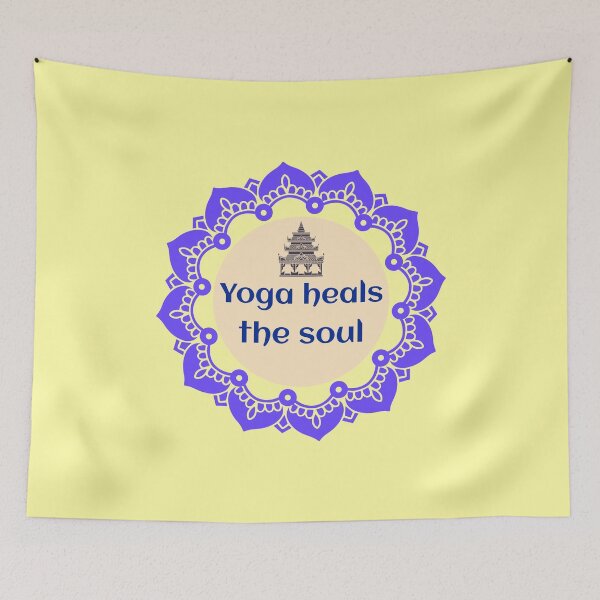 Item preview, Yoga Heals The Soul / Namaste / Yoga Design / Meditation / Yoga Lover designed and sold by RedBoyShop.