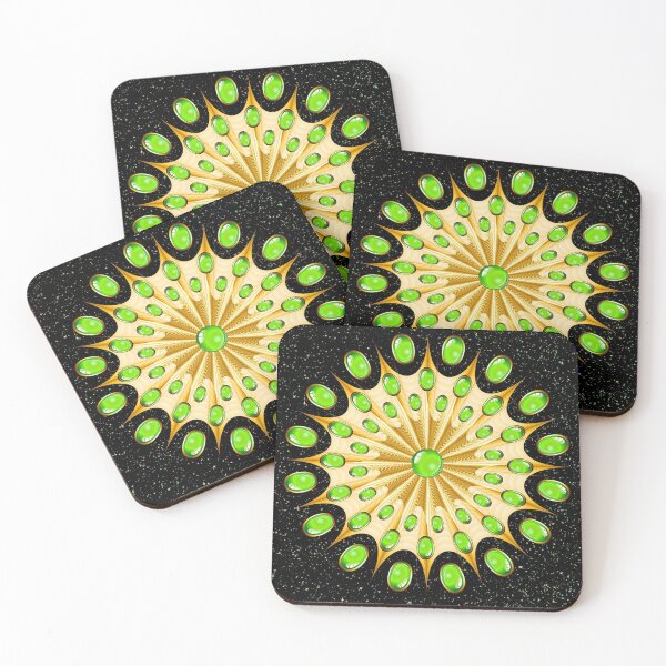 Item preview, Mandala Emeralds and Gold  designed and sold by BluedarkArt.