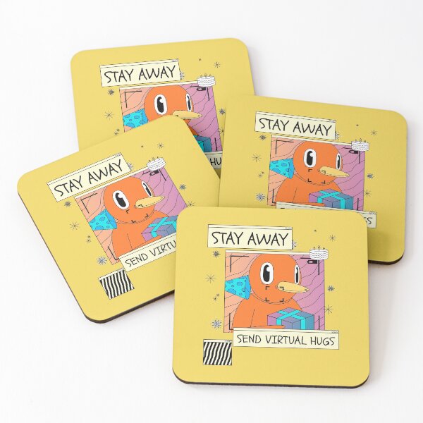 Item preview, Stay Away Send Virtual Hugs designed and sold by AladdinMktgs.