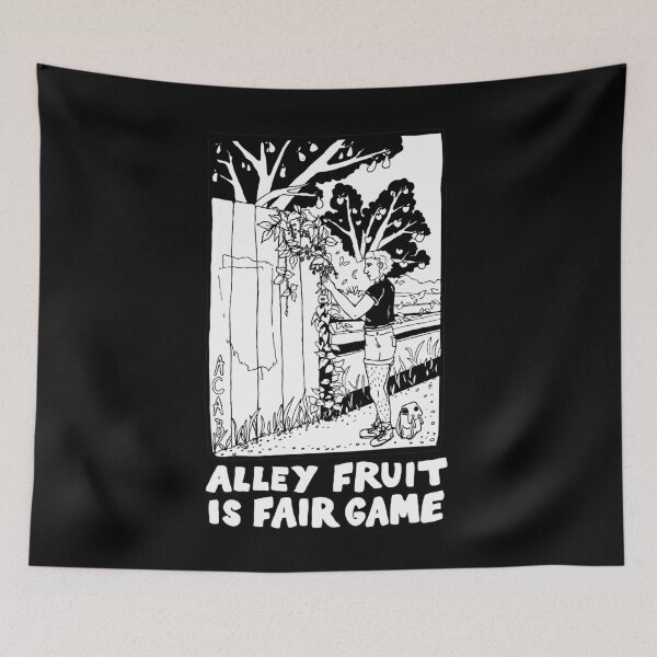 Item preview, alley fruit is fair game | urban foraging designed and sold by craftordiy.art.