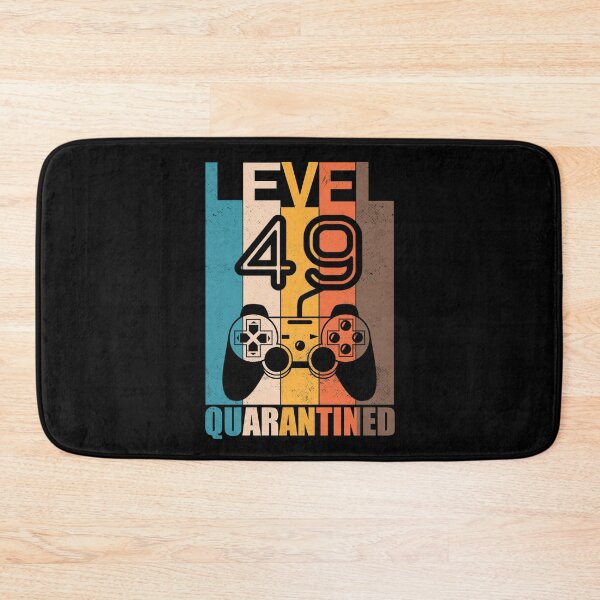 Item preview, Level 49 quarantined funny 49th birthday gamer designed and sold by kader85.