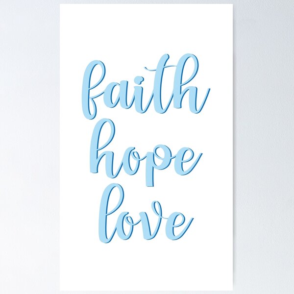 Item preview, Faith Hope Love designed and sold by Stickers by SoSrat.