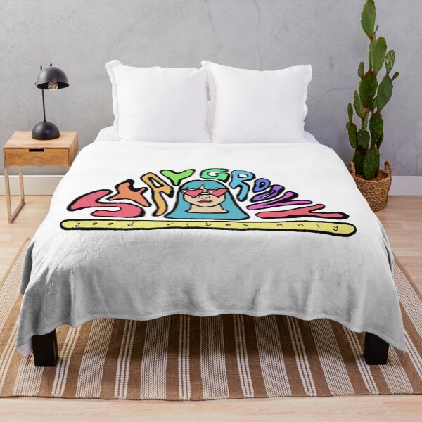 Item preview, Stay Groovy - good vibes only - rainbow design - designed and sold by sophiru.