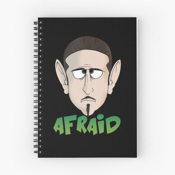 Item preview, Afraid emotion face fear (black background) designed and sold by Galfi.