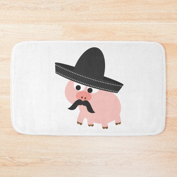 Item preview, Cerdo rosa con un sombrero designed and sold by Hedgie Designs.