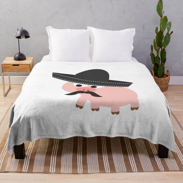 Item preview, Cerdo rosa con un sombrero designed and sold by Hedgie Designs.