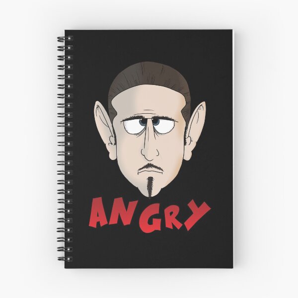 Item preview, Angry emotion face fear (black background) designed and sold by Galfi.