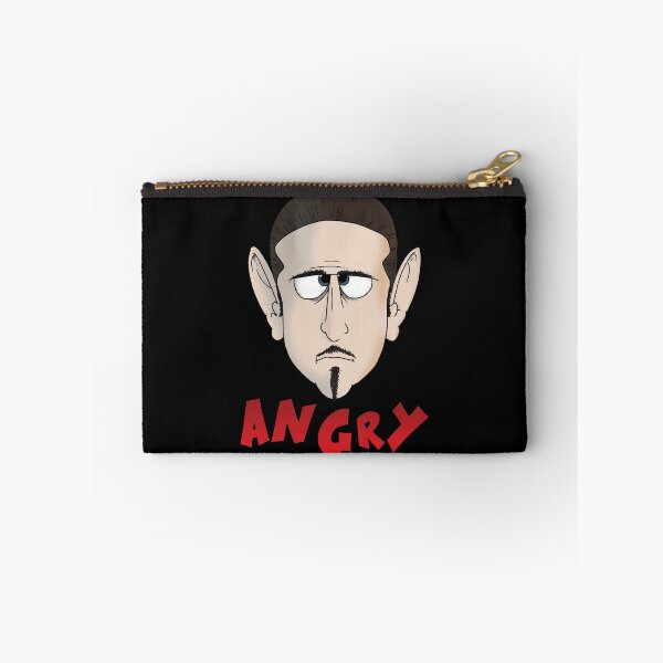 Item preview, Angry emotion face fear (black background) designed and sold by Galfi.