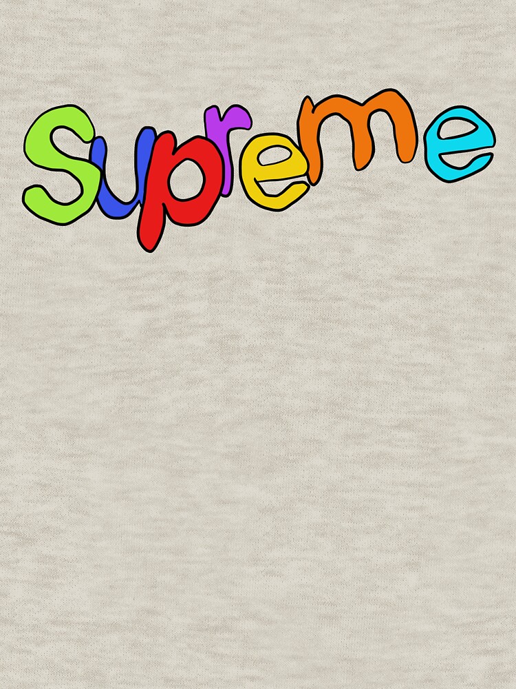 Supreme hotsell rainbow hoodie