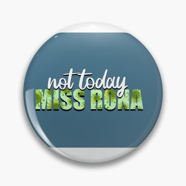 Item preview, Blue Not Today Miss Rona Mask designed and sold by amybishopart.