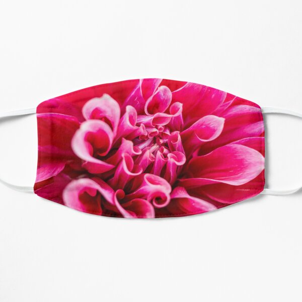 Fuschia Dahlia Flat Mask