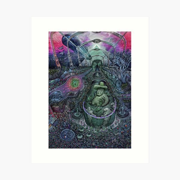 King Manatee - Dusk Edition Art Print