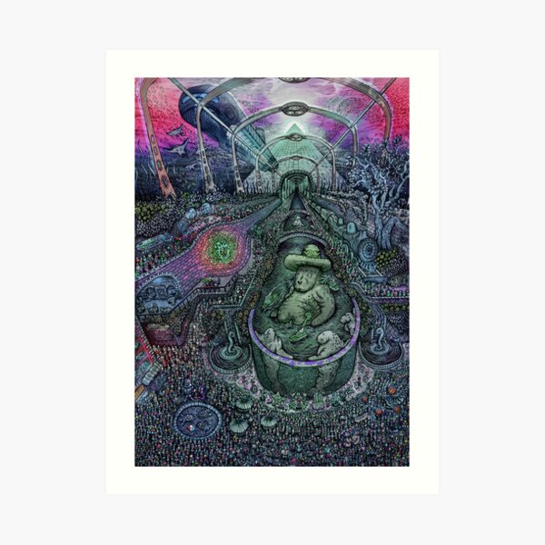 King Manatee - Dusk Edition Art Print