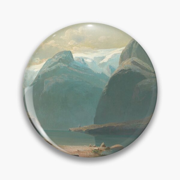 Item preview, Lake in the Mountains of Switzerland (Alexei Savrasov) designed and sold by ArtHistorical.