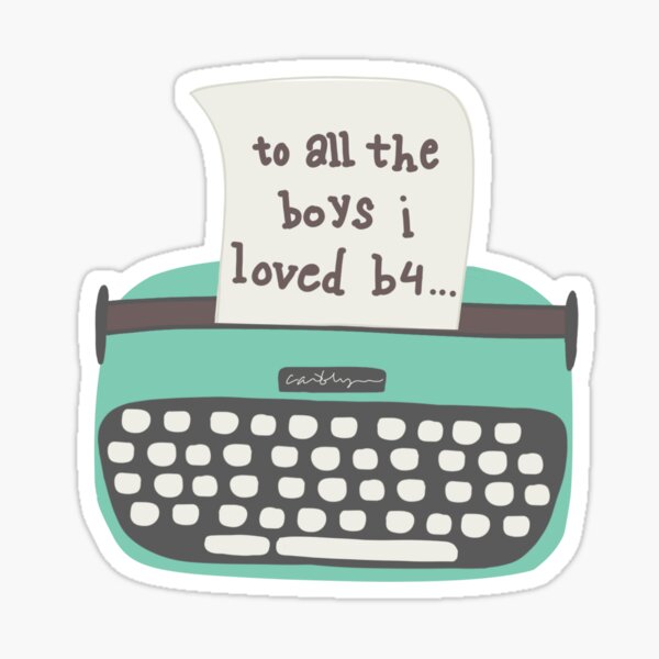 A todos los chicos que amé antes Pegatina