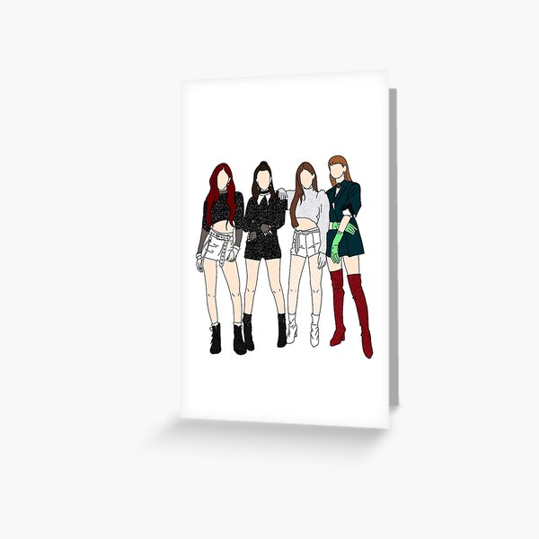 BlackPink DuuDuDuuDu Greeting Card