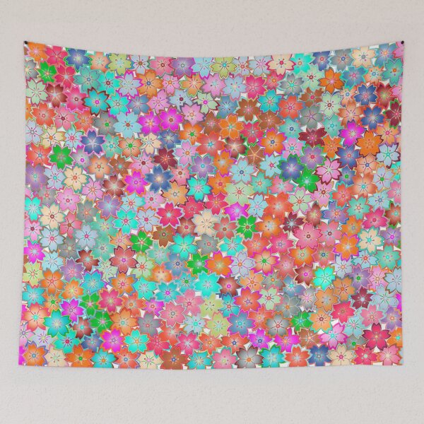 Item preview, Flowers design colourful  designed and sold by Catana Design.