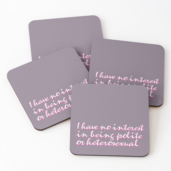 Item preview, I have no interest in being polite or heterosexual designed and sold by typoedheart.
