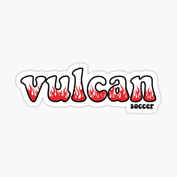 vulcan soccer Sticker