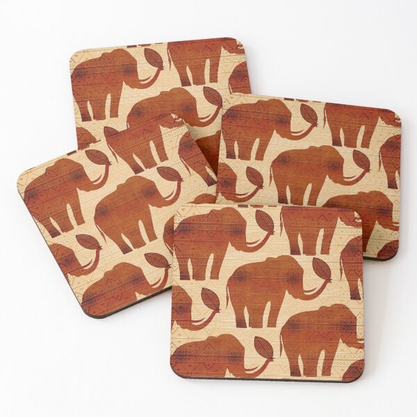 Item preview, Elephant Tribal Art Design designed and sold by BluedarkArt.