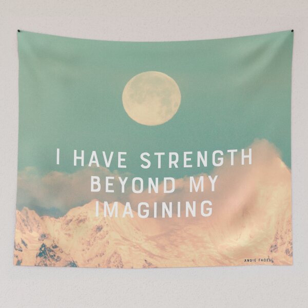 Item preview, I Have Strength Beyond My Imagining designed and sold by AngieFadel.
