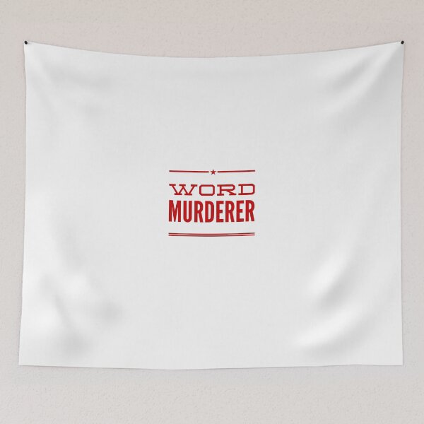 Item preview, Word Murderer designed and sold by OfferHeat.