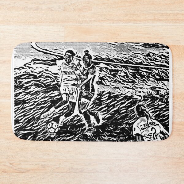 Item preview, nwsl - soccer players on the field - black - transparent designed and sold by LoseL.
