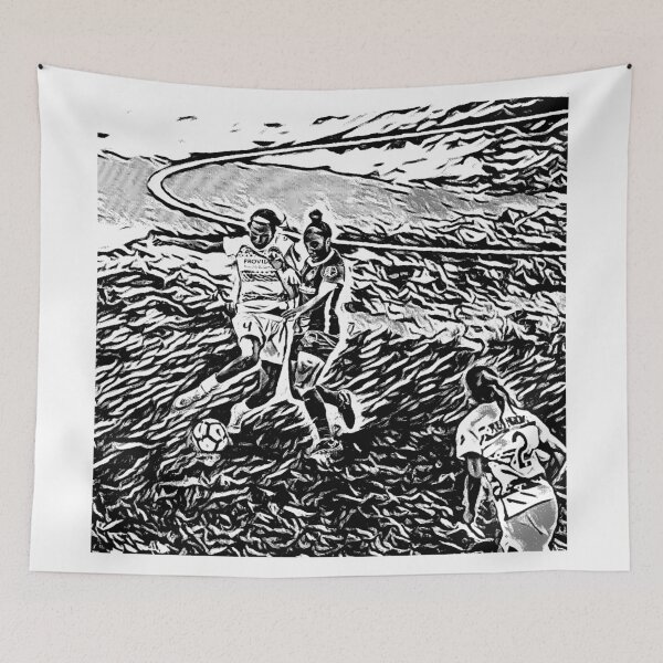 Item preview, nwsl - soccer players on the field - black - transparent designed and sold by LoseL.