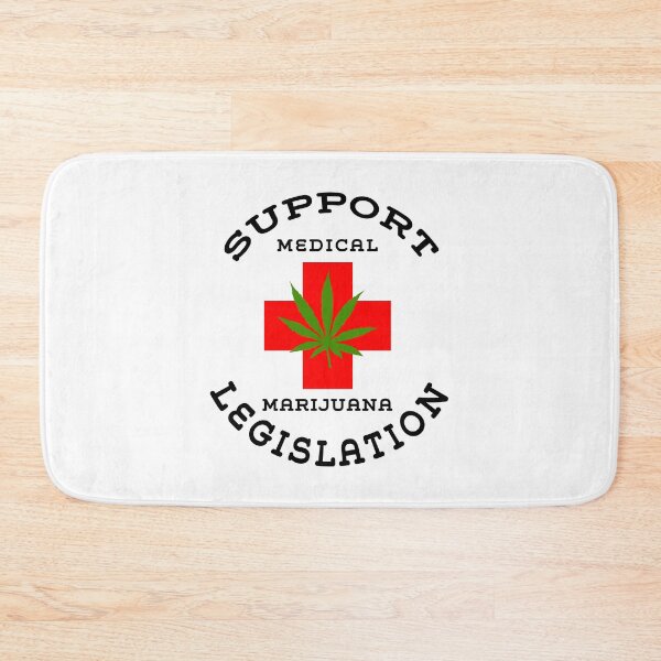 Aperçu de l'œuvre Appuyer la législation médicale sur la marijuana créée et vendue par MarijuanaTshirt.