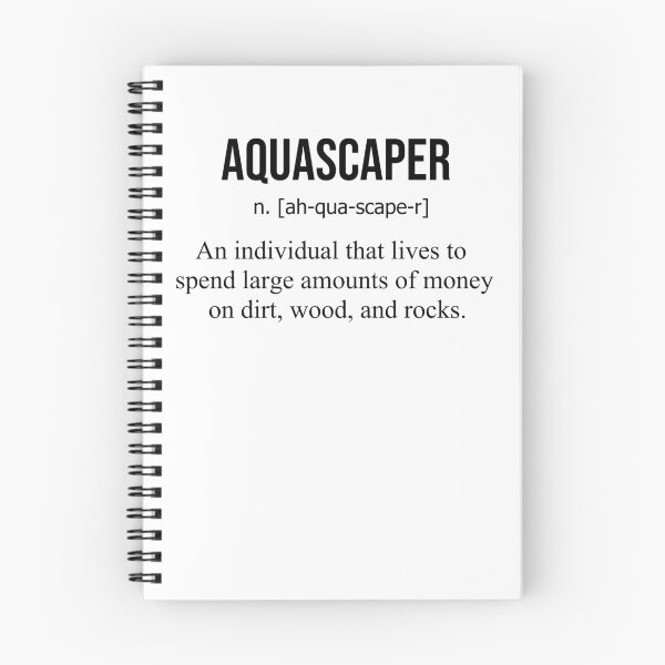 Artikelvorschau, Aquascaper-Definition in schwarzem Text entworfen und verkauft von Iyuda.