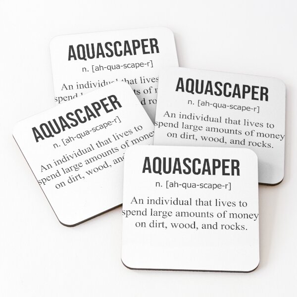 Item preview, Aquascaper Definition in Black Text designed and sold by Iyuda.