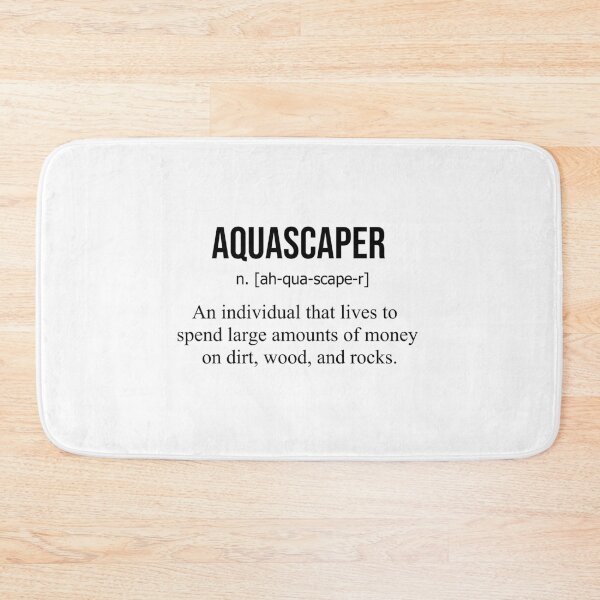 Artikelvorschau, Aquascaper-Definition in schwarzem Text entworfen und verkauft von Iyuda.