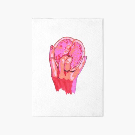 Vulva Grapefruit Galeriedruck