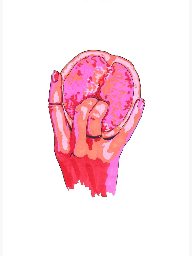 Vulva Grapefruit by lrmackay