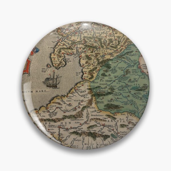 Item preview, Map of Wales (1500s) designed and sold by ArtHistorical.