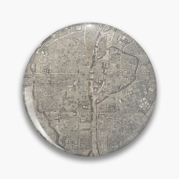 Item preview, Gomboust Map of Paris (1652) designed and sold by ArtHistorical.