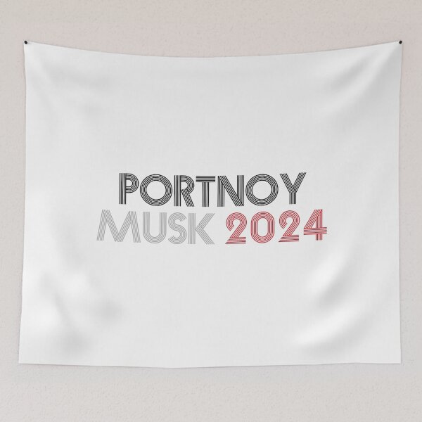 Aperçu de l'œuvre Copie de PORTNOY MUSK 2024 TEE Vintage Distressed créée et vendue par jozefds.
