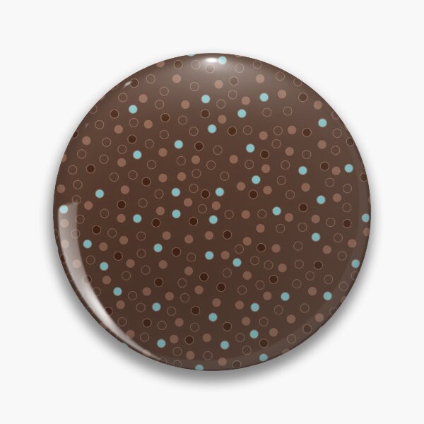 Item preview, RETRO Cocoa Confetti Dots designed and sold by ZENDYtechSTYLE.